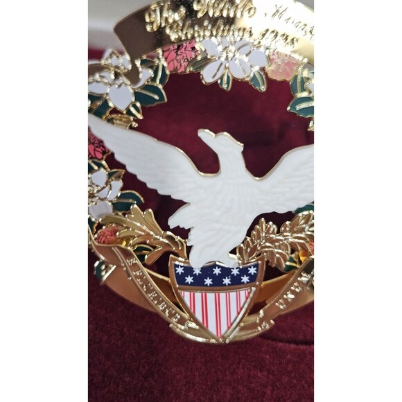 1998 The White House Historical Association Christmas Ornament w/ Box - Picture 3 of 5